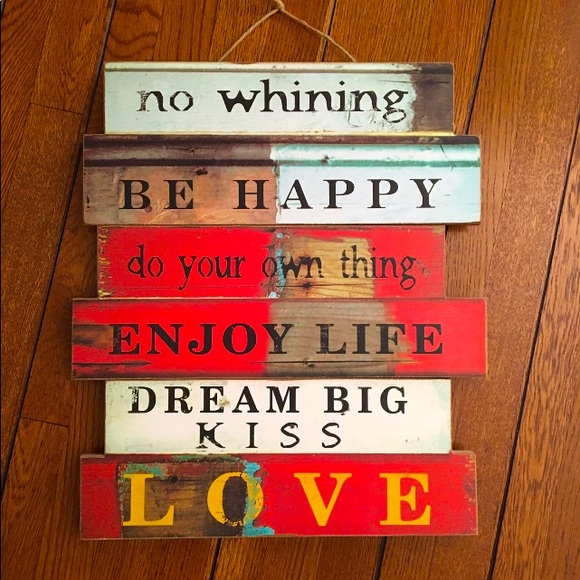 Other - 🌸3/$15 Inspirational Wall Hanging